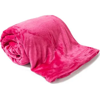 Dětská deka DEKA MIKROFLANEL 200x220cm RŮŽOVÁ