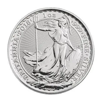 1 unce stříbrná mince Britannia 2018