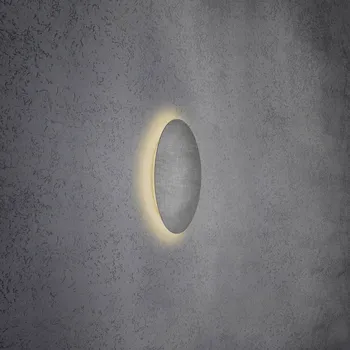 Lampička Escale Blade LED nástěnné světlo, beton, Ø 34 cm vzhled betonu LED celkem 13 W - Doprava zdarma