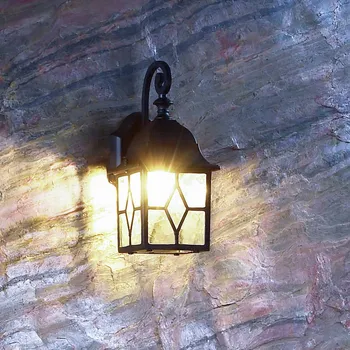 Venkovní osvětlení Deko-Light Venkovní nástěnné světlo Sargas, E27, černá 1 x 60 W - Doprava zdarma