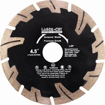 Řezný kotouč LASER CUT L00121 - Diamantový kotouč segmentový 115 x 22,23 x 7mm LSP