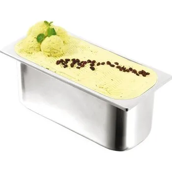 Zmrzlinová gastronádoba GN nerezová (360x250) h=80 mm