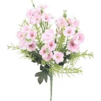 umělá květina Kytička kalanchoe 32 cm, růžová