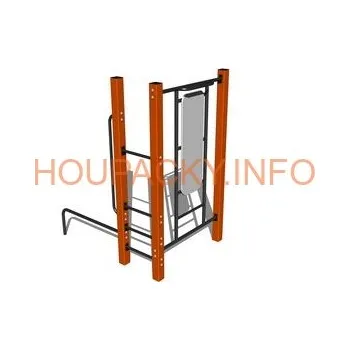 Hra na zahradu Street workoutová sestava WS005K - celokovová