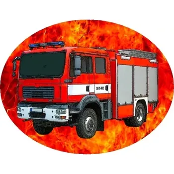 Nášivka Nažehlovačka HASIČI MAN CAS 15 (digitální nažehlovačka )