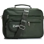 Praktická látková pánská pracovní taška Bellugio Milan, khaki