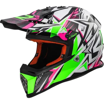 Helma na motorku LS2 MX437 FAST STRONG, Velikost: L 59-60cm