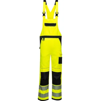 PORTWEST PW3 Hi-Vis laclové kalhoty Velikost: S, Barva: žlutá-černá