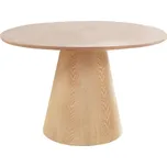 Nordic Living Dřevěný kulatý jídelní stůl Boltans 120 cm