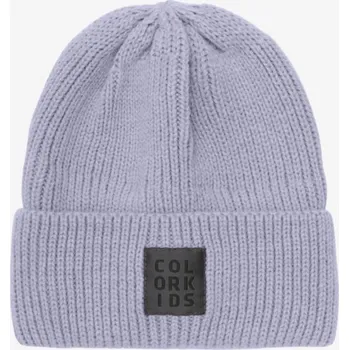Pokrývka hlavy Color Kids - zimní vlněná čepice Languid Lavender Obvod hlavy 54cm