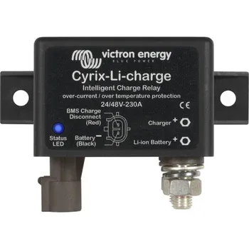 Měnič napětí Victron Energy Nabíjecí relé Cyrix-Li-Charge 24/48V-120A CYR020120430 46 mm x 46 mm x 80 mm