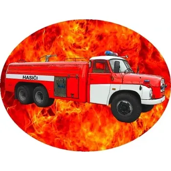 Nášivka Nažehlovačka HASIČI Hasičské auto 138 (digitální nažehlovačka )