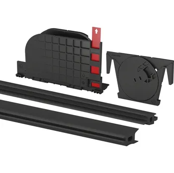 Zábradlí Q-disc® Systém (sada gum, klínů a Q-disc®) nastavitelné, EG Prime Q-disc® Systém (sada gum, klínů a Q-disc®) nastavitelné, EG Prime, délka 5000 mm, pro laminované sklo 25,52 mm (12-1,52-12)