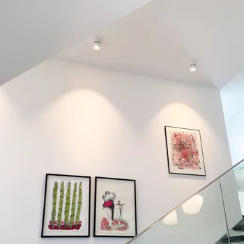 Lampička Egger Licht Egger Clippo LED stropní spot, bílý-zlatá, 2700 K bílá, zlatá LED celkem 14 W - Doprava zdarma