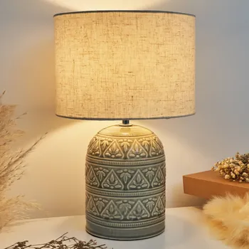 Lampička Pauleen Tender Pearl stolní lampa 1xE27 20W šedá