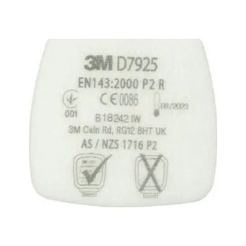 filtr k masce 3M Filtr částicový D3125, 3M Secure Click P2 R, jeden pár F8183