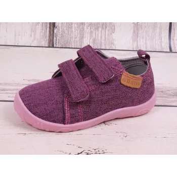 Dívčí tenisky D.D.step Plátěnky tenisky D.D. step C086-42111A fuchsiové barefoot velikost: 30