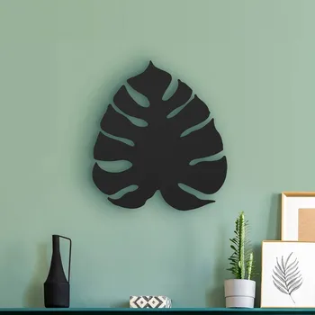Lampička TK Lighting Nástěnné svítidlo Monstera, tvar listu, 3 x G9, ocel, černá barva 3 x 8 W LED - Doprava zdarma