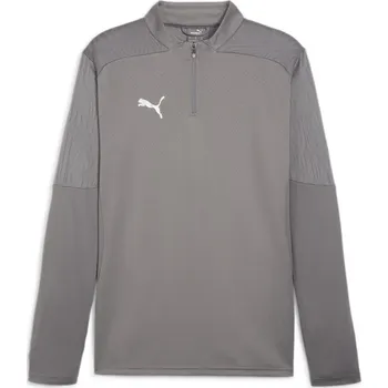 Pánské oblečení Triko s dlouhým rukávem Puma teamFINAL Training 1/4 Zip Top 658551-13 Velikost M