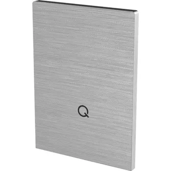 Koncové víčko, Easy Glass Strong, horní montáž Koncové víčko, Easy Glass Strong, horní montáž, vlevo a vpravo, hliník, surový