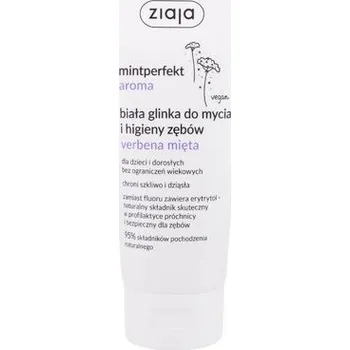 zubní pasta Ziaja Mintperfect Aroma White Clay Verbena & Mint Toothpaste - Zubní pasta s minerály a bílým jílem 100 ml