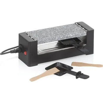 Kuchyňský gril KELA Raclette/kámen Tomül granit black 2 osoby 33,0x11,0x11,5cm KL-10044