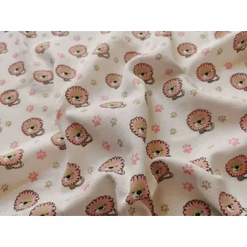 Bavlněná tetra osuška Lvíček růžový 90/100