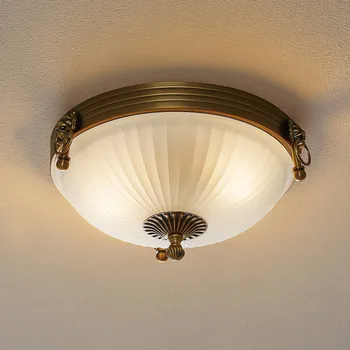 Orion Stropní svítidlo Rocca v klasickém designu 31 cm bronzová, bílá 2 x 60 W - Doprava zdarma