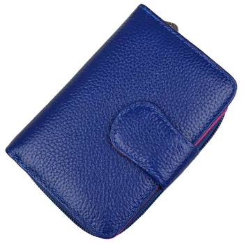 NovaKabelka.cz Dámská kožená peněženka D115 Blu