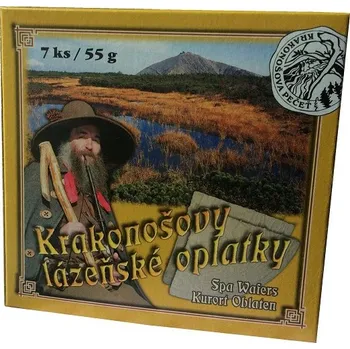 Bonbon Lázeňské oplatky od Krakonoše - Čokoládové, 55g