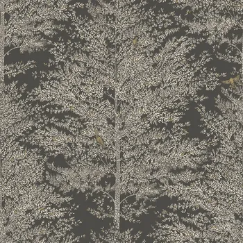 Tapeta Vliesová tapeta na zeď Caselio 102979037, květy, listy, zvířata, černá