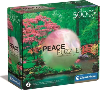 Puzzle Clementoni Peace Konejšivé kapky deště 500 dílků