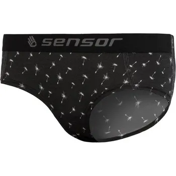 cyklistický dres Kalhotky dámské SENSOR MERINO IMPRESS černá/pattern M