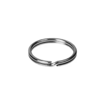 Ocelový kroužek na klíče 50mm, poniklovaný