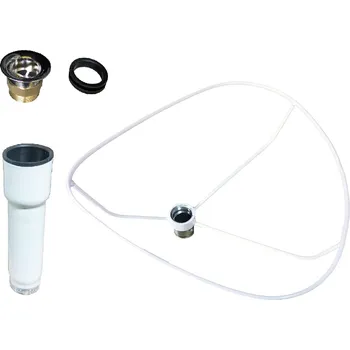 Koš pod otočné umyvadlo s trubkou 25cm Vagnerplast, Komplet-25