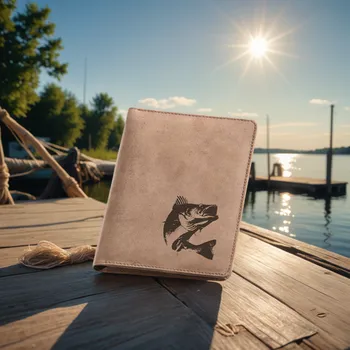 Obal na doklad Pouzdro Na Rybářské Doklady "Candát 02" - Dárek pro rybáře