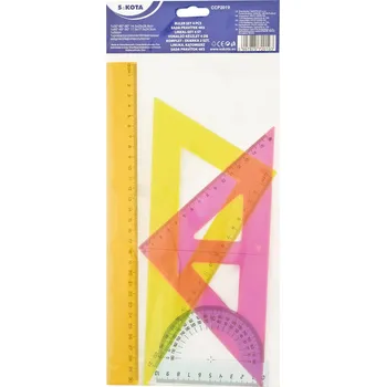 pravítka Sada pravítek NEON - sada/ 4ks