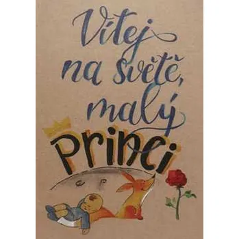 Přáníčko BeBechy – recyklovaný papír - Princ,rychlé dodání