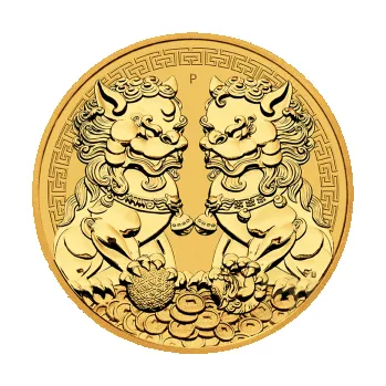 1 unce zlatá mince Austrálie Double Pixiu 2021