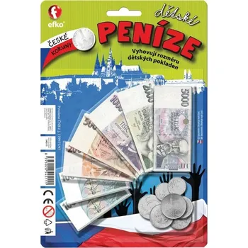Hra na obchod efko Dětské peníze CZ