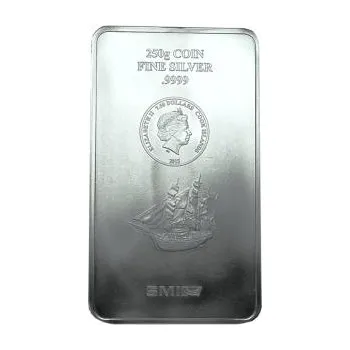 250 gramů stříbrný Cook Islands mincovní slitek
