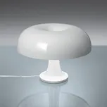 Artemide Nessino - designová stolní lampa, bílá - Výška stínidla 9 cm, Ø základny 12,5 cm 4 x 20 W - Doprava zdarma