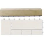 G21 Přechodová lišta G21 Cumaru pro WPC dlaždice, 30 x 7,5 cm rovná G21-63910066