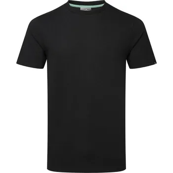 pracovní tričko PORTWEST Tričko EC195 recyklovatelné, organická bavlna, krátký rukáv POR-EC195BKRS S Černá