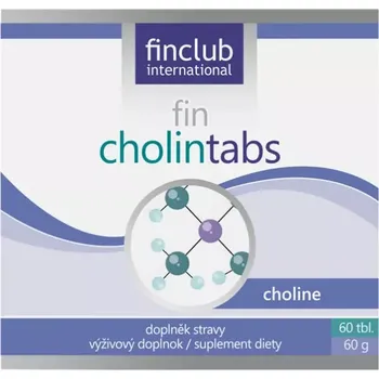 Přírodní produkt fin Cholintabs, 60 tablet (Pečuje o játra i metabolismus tuků - NOVINKA 2024 )