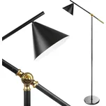 Interlook DYT-163-ČERNÁ | Stojací lampa s nastavitelným ramenem | Stylová lampa se závitem E27