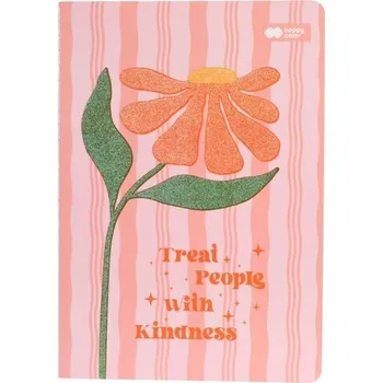 Set školních potřeb Notes szyty kropki Bloom boho HAPPY COLOR