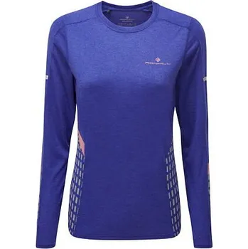 Dámské tričko Tričko - dlouhý rukáv RONHILL W TECH AFTERHOURS L/S TEE Lady velikost 12