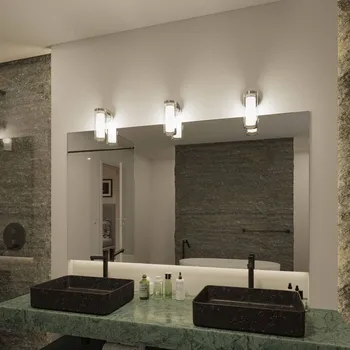 Paulmann Luena nástěnné světlo IP44 chrom E14 1x chrom, čirá, satinovaná 1 x 20 W - Doprava zdarma