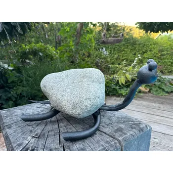 Zahradní dekorace Obří ručně kovaná želva 47cm